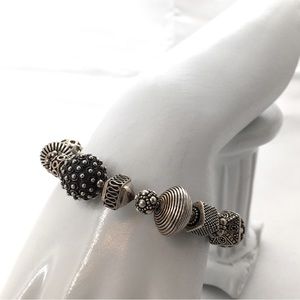 SDE, Sterling Silver, .925, Beaded Bracelet, Stunning Piece